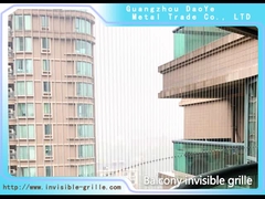 Aluminium Sliding Rail Modern Design For School Invisible Grilles