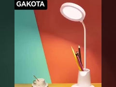 مصباح طاولة LED قابلة للثبُت ويمكن ضبط ذراعها لغرفة النوم مثل الصورة