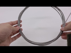 7X7 سلك الفولاذ المقاوم للصدأ الحبل الحماية الخفية للشرفة والنوافذ