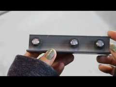 شرفة مخصصة شبكة غير مرئية ألومنيوم سكة حديد سهلة التثبيت