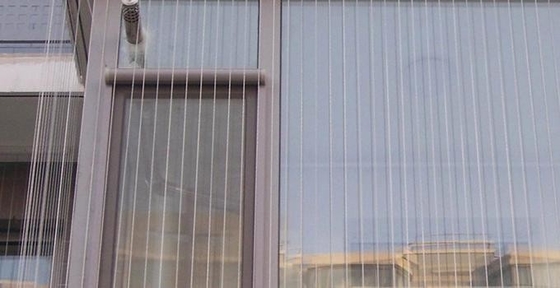 سهلة التنظيف وشفافة النوافذ شبكة غير مرئية للرؤية العالية