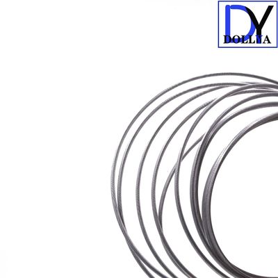 شرفة من الفولاذ المقاوم للصدأ 316 مع شبكة غير مرئية بقطر 2.0 ملم وفجوة سلكية 5 سم