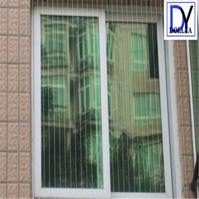 Nylon Steel Wire Rope Window Invisible Grille Vertical Horizontal Opening Direction Wire Distance Gap 5cm 6cm 10cm 12cm Window Safety Screen