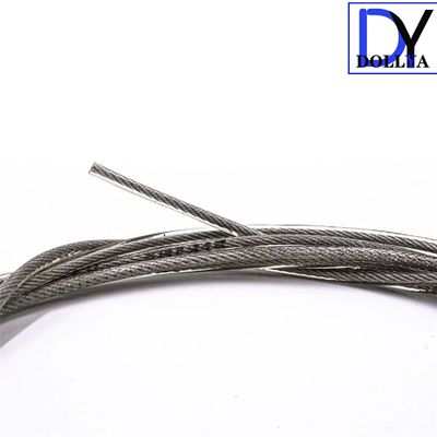 شبكة نافذة غير مرئية من الفولاذ المقاوم للصدأ مع فجوة سلكية 5 سم بسمك 2.0 مم وتأثير شد 400 كجم