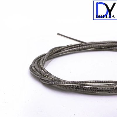 شبكة نافذة غير مرئية من الفولاذ المقاوم للصدأ مع فجوة سلكية 5 سم بسمك 2.0 مم وتأثير شد 400 كجم