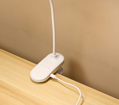 بيع بالجملة أطفال مصباح طاولة LED الحديث رقبة مقطع على التحكم باللمس USB قابلة لإعادة الشحن ضوء ليلي أبيض لدراسة الطلاب