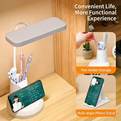 1 كمبيوتر كمبيوتر مصباح طاولة LED مثل الصورة الضوء القابل للتعديل ودرجة حرارة اللون مثالية للعمل الدراسة والاسترخاء