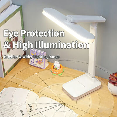 مصباح طاولة كهربائي يوفر درجة حرارة لون 3500-6500 كلفن مثالي لإضاءة المهام ومكتب الدراسة والمكتب المنزلي