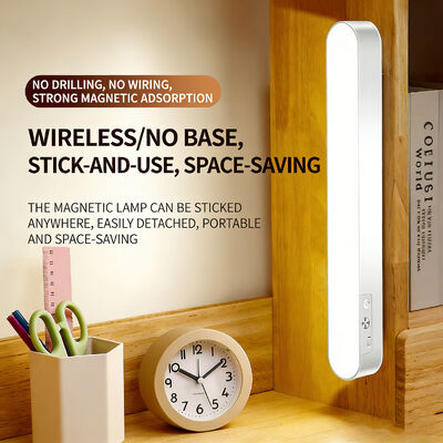 مصباح مغناطيسي قابل لإعادة الشحن الأكثر مبيعًا على أمازون يتميز بدرجة حرارة اللون 3000-6500 كلفن مناسب