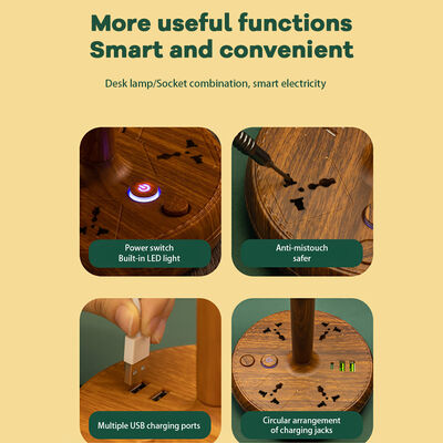 منفذ الشحن USB مصباح مكتبية مدعومة نوع C حل إضاءة المكتب الحديث