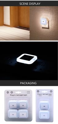 مصابيح LED ليلية تعمل بالمستشعر، مصباح طاولة بجانب السرير موفر للطاقة، إضاءة ليلية متعددة الألوان لغرفة النوم