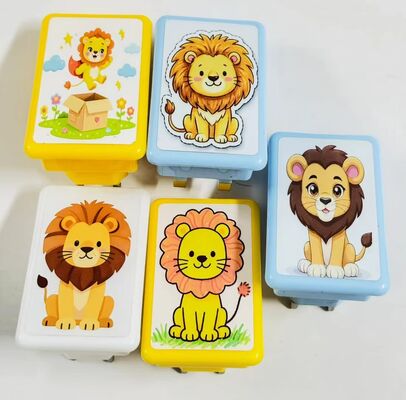 مصباح ليلي لطيف مثبت على الحائط بإضاءة LED ناعمة مناسب لغرفة النوم وغرفة الأطفال وحضانة الديكور