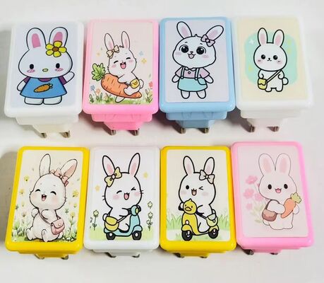 Cute Night Light LED Light Source Type Soft Glow Decorative Lamp Suitable for Kids Bedroom Nursery and Home