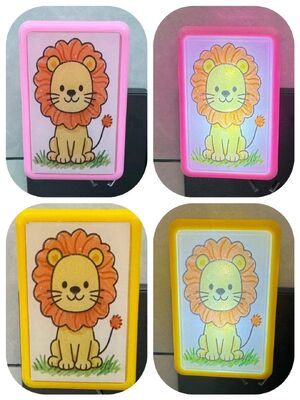 ضوء ليلي متصاعد مادة بلاستيكية ذات مظهر جميل توفر إضاءة ليلية مريحة للمنزل والمكتب