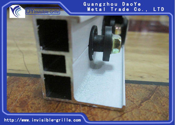 سكة انزلاقية ثابتة من الألومنيوم ، قناة مسار ألومنيوم غير مرئية