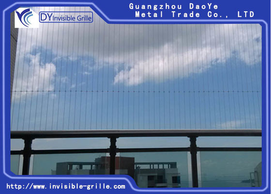 مبنى مرتفع رمادي 6 م # 316 مصبغة أمان غير مرئية للشرفة