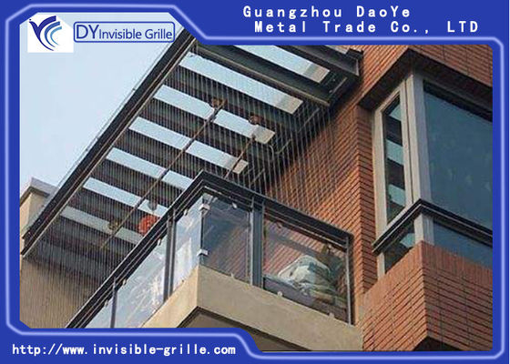 شواية غير مرئية قياسية مطلية بالمسحوق 3 مم للنوافذ