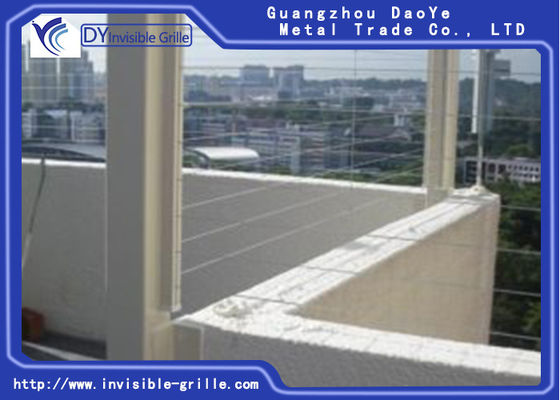 3m / Set نافذة غير مرئية مقاومة للصدأ مصبغة تتحمل 170 كجم