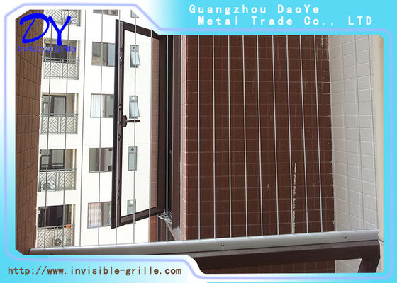 سلك كابل غير قابل للصدأ شبكة أمان غير مرئية لحماية الحيوانات الأليفة