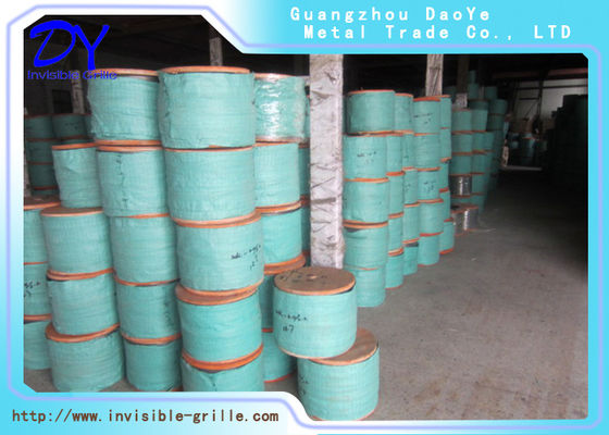 3.0mm 316 أسلاك الفولاذ المقاوم للصدأ لشبكة شرفة غير مرئية