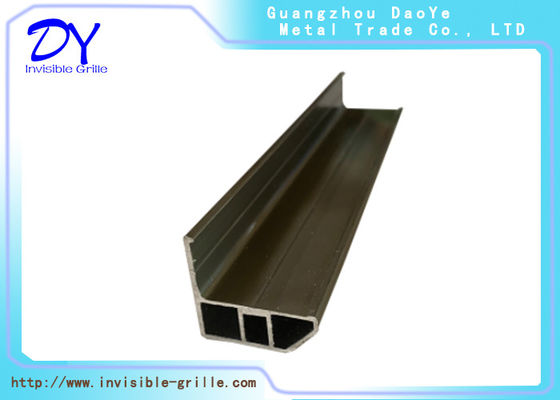 2m / Set Aluminium Rail Track Window غير مرئية مصبغة 316 سلك التثبيت العمودي
